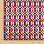 Krepp Polyester Geometrisch Polyester Krepp Rosa Auge - Ribes y Casals