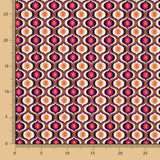 Krepp Polyester Geometrisch Polyester Krepp Rosa Auge - Ribes y Casals