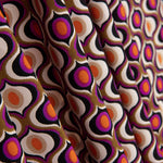 Krepp Polyester Geometrisch Polyester Krepp Rosa Auge - Ribes y Casals