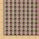 Geometrisches Polyester Krepp Polyester Grünes Auge - Ribes y Casals