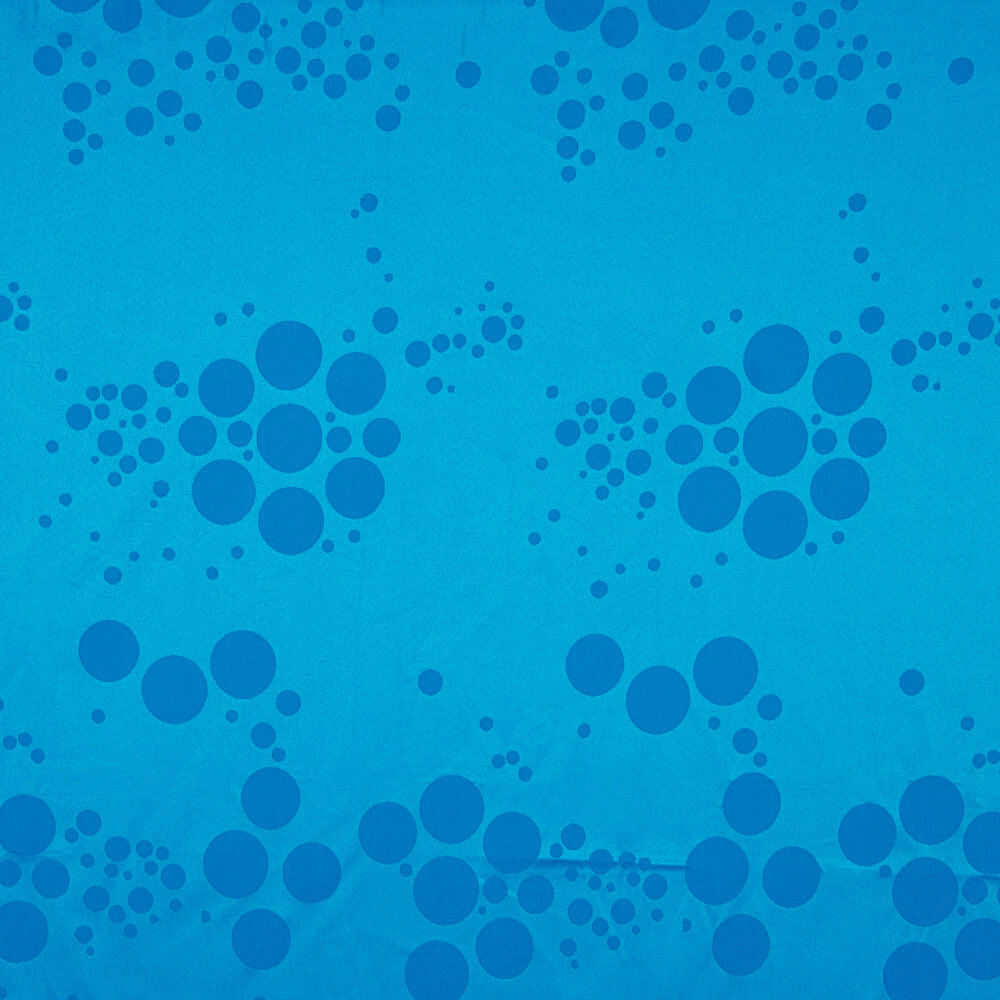 Jacquard Multi Lunar Strecht Königsblau - Ribes y Casals