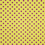 17mm Limonen-Buganvilla Elastischer Gabardine mit Tupfen - Ribes y Casals