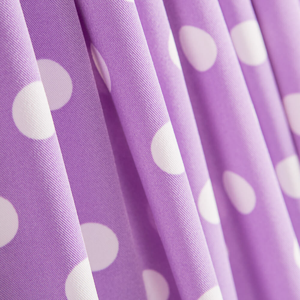 Elastischer Köper Mauve Dot - Ribes y Casals