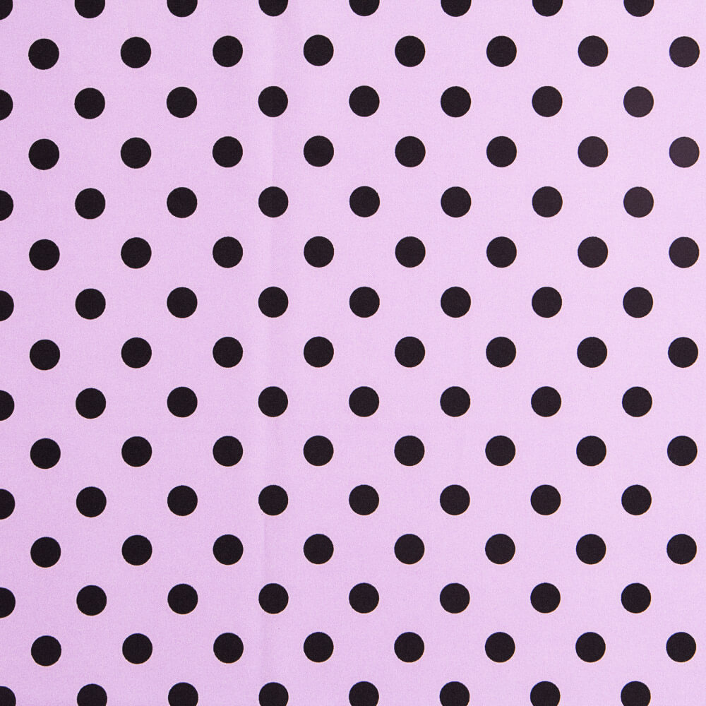 Twill Stretch Twill Mauve Mauve Schwarz - Ribes y Casals