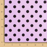 Twill Stretch Twill Mauve Mauve Schwarz - Ribes y Casals