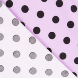 Twill Stretch Twill Mauve Mauve Schwarz - Ribes y Casals