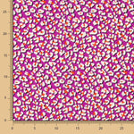 Krepp Polyester Leopard Rosa - Ribes y Casals