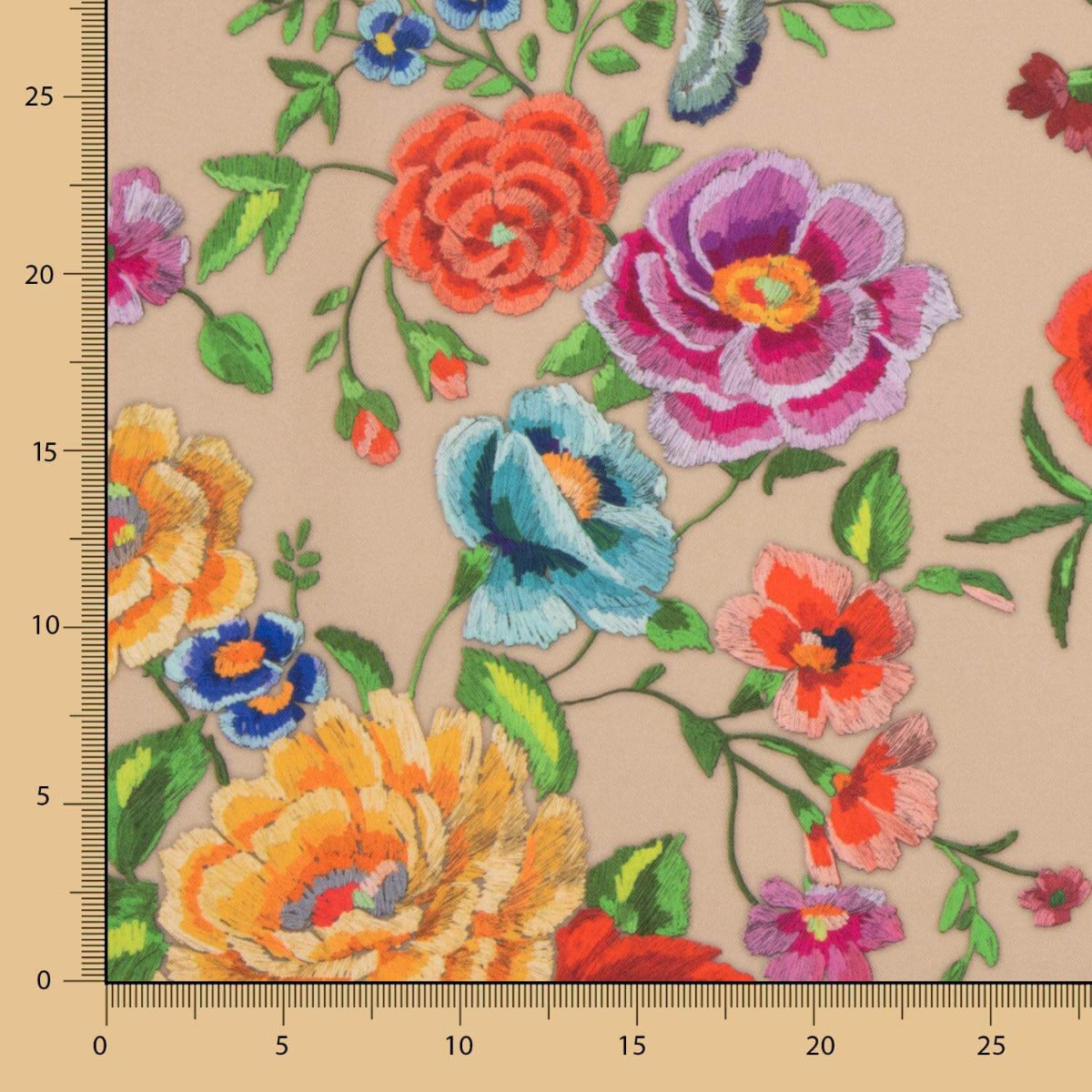 Beige Manila Elastische Gabardine - Ribes y Casals