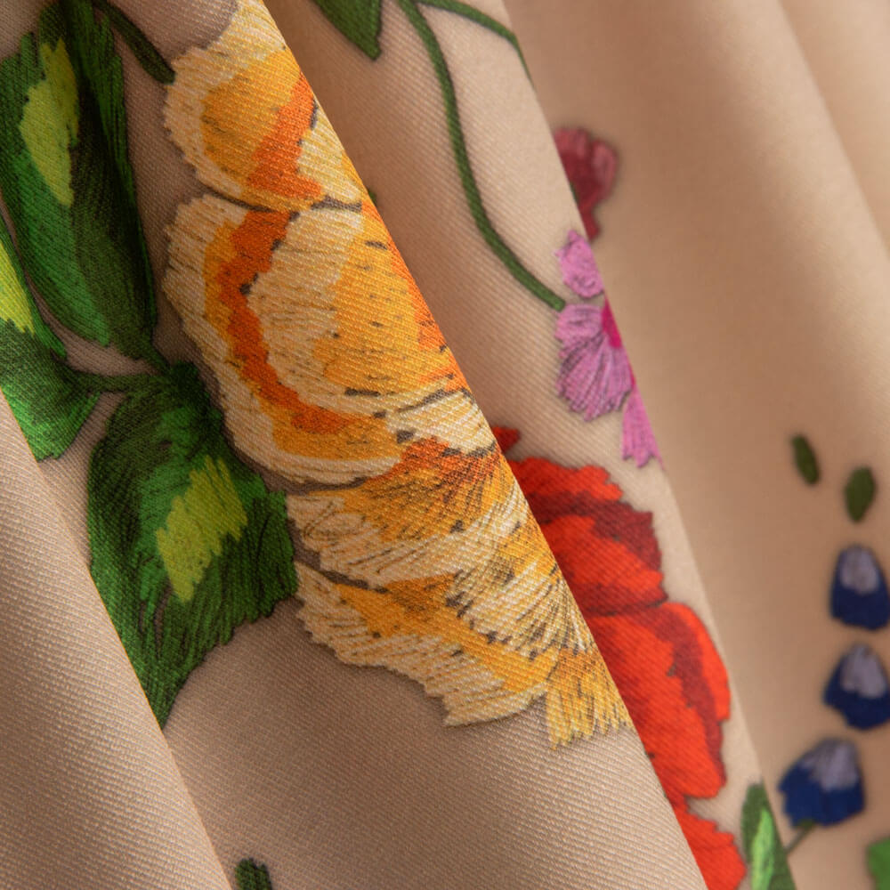Beige Manila Elastische Gabardine - Ribes y Casals