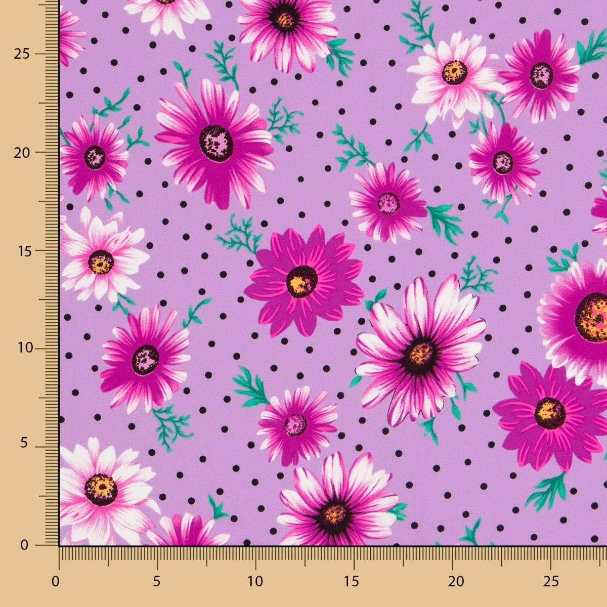 Krepp Margarita Mauve Dots - Ribes y Casals