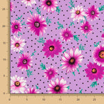 Krepp Margarita Mauve Dots - Ribes y Casals