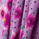 Krepp Margarita Mauve Dots - Ribes y Casals
