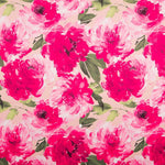 Fama Stretch Blume Pinselstriche Fuchsia - Ribes y Casals