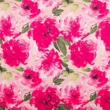 Fama Stretch Blume Pinselstriche Fuchsia - Ribes y Casals