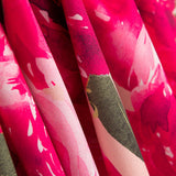 Fama Stretch Blume Pinselstriche Fuchsia - Ribes y Casals