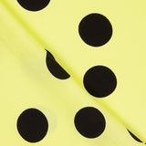 Polka Dot Krepp 33mm Limette - Ribes y Casals