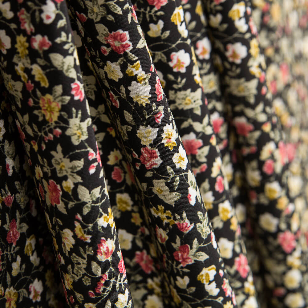 Crepe Flor Mini Schwarz - Ribes y Casals