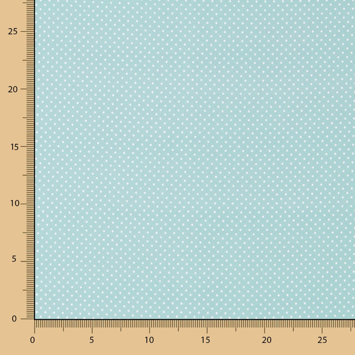 Krepp Mini Polka Dot Wasser Grün - Ribes y Casals