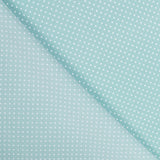 Krepp Mini Polka Dot Wasser Grün - Ribes y Casals