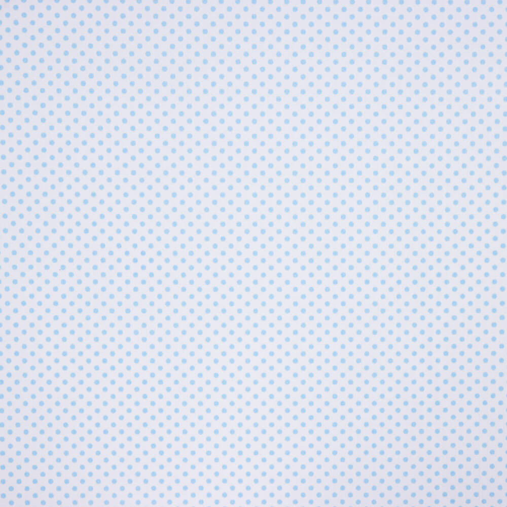 Flamenco Polka Dots Popeline 2mm Hellblau - Ribes y Casals
