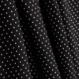 Polka Dots 3mm schwarz-weißer elastischer Regenmantel - Ribes y Casals