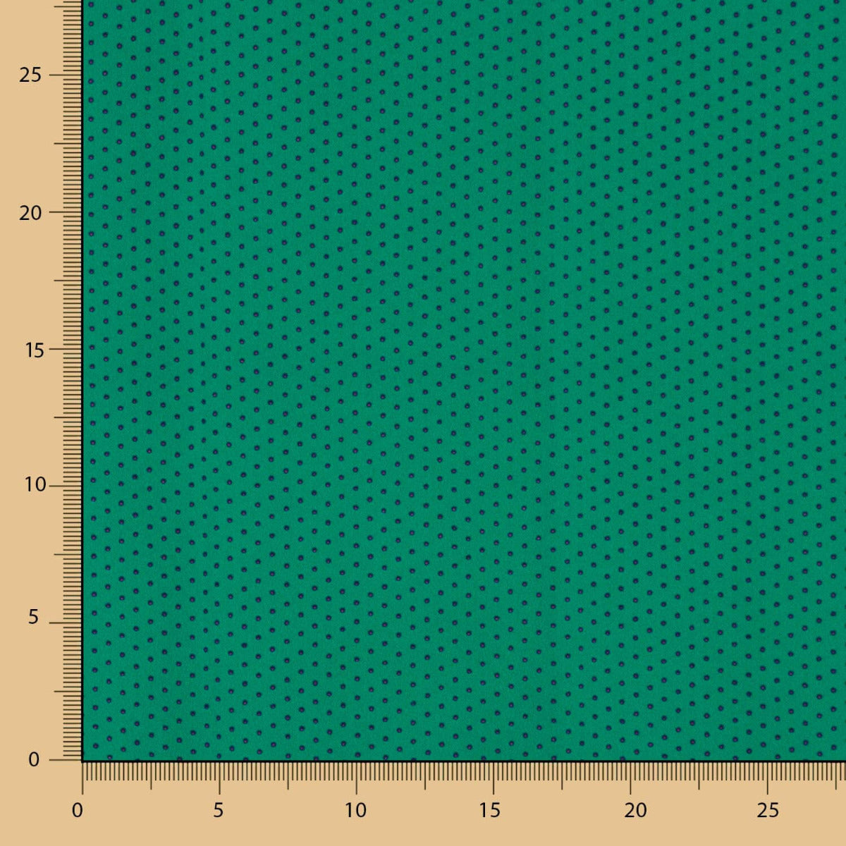 3mm Grün-Buganvilla Polka Dots Stretch Gabardine - Ribes y Casals