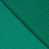 3mm Grün-Buganvilla Polka Dots Stretch Gabardine - Ribes y Casals