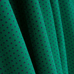 3mm Grün-Buganvilla Polka Dots Stretch Gabardine - Ribes y Casals