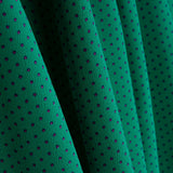 3mm Grün-Buganvilla Polka Dots Stretch Gabardine - Ribes y Casals