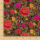 Krepp Polyester Cretona Echt Schwarz - Ribes y Casals