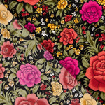 Krepp Polyester Cretona Echt Schwarz - Ribes y Casals