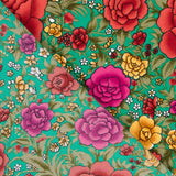Krepp Polyester Cretona Echt Grün - Ribes y Casals