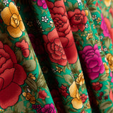 Krepp Polyester Cretona Echt Grün - Ribes y Casals
