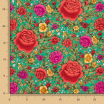 Krepp Polyester Cretona Echt Grün - Ribes y Casals