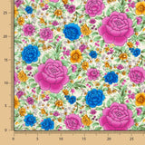 Krepp Polyester Cretona Echte Buganvillas - Ribes y Casals