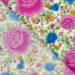 Krepp Polyester Cretona Echte Buganvillas - Ribes y Casals