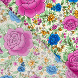 Krepp Polyester Cretona Echte Buganvillas - Ribes y Casals