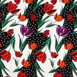 Tulpen Elastischer Regenmantel Rot gepunktet - Ribes y Casals
