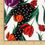 Tulpen Elastischer Regenmantel Rot gepunktet - Ribes y Casals