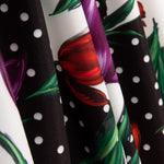 Tulpen Elastischer Regenmantel Rot gepunktet - Ribes y Casals