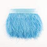 Weiche blaue Federfransen - Ribes y Casals