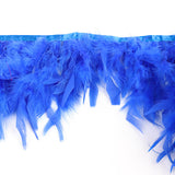 Blaue Pfauenfeder-Fransen. - Ribes y Casals