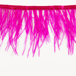 Fuchsia Straußenfeder Fransen. - Ribes y Casals