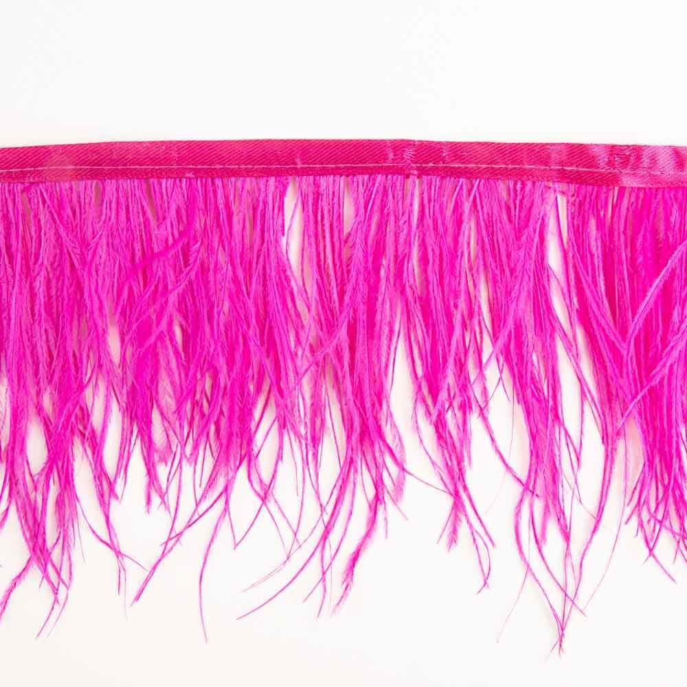 Fuchsia Feder Fransen - Ribes y Casals