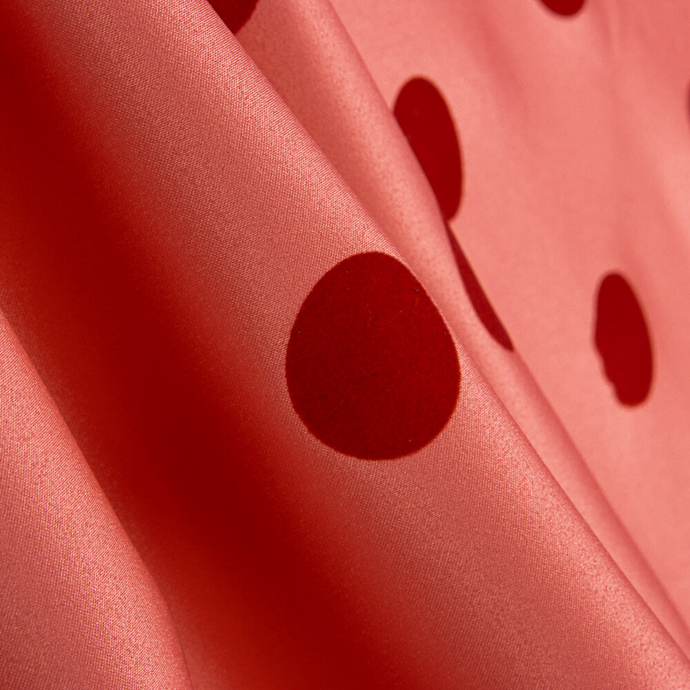 Fama Koralle Mond beflockt Koralle Rot 30mm - Ribes y Casals
