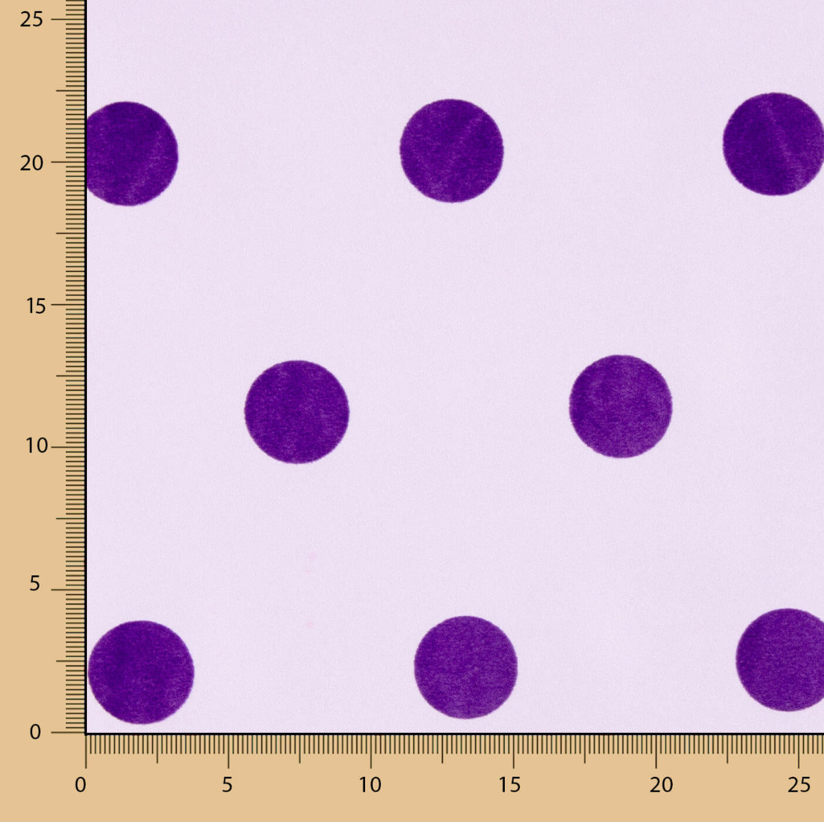 Fama Lavendel Flocked Lilac Moon Fame 30mm - Ribes y Casals