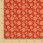 Flor de Fuego Baumwollpopeline Popeline-Stoff - Breite 145 cm - Ribes y Casals