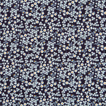 Navy Daisy Baumwolle - Ribes y Casals