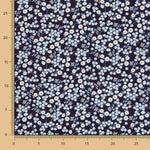 Navy Daisy Baumwolle - Ribes y Casals