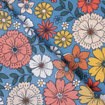 Dara Blumen Baumwolle Popeline Stoff 100x150 cm - Ribes y Casals